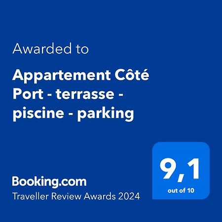 Cap'Nomad Studio Cote Port - Terrasse - Piscine - Parking Agde Luaran gambar