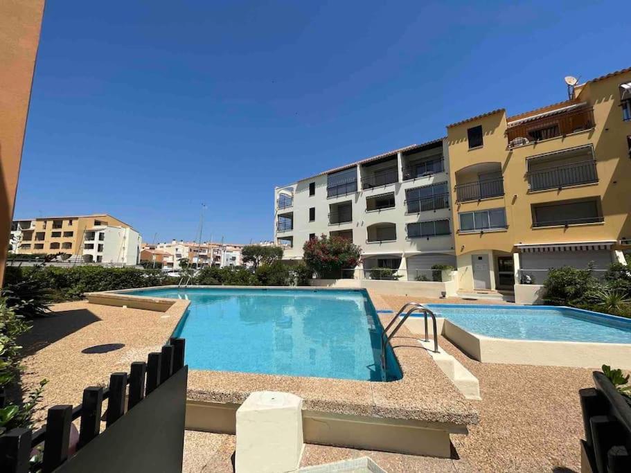Cap'Nomad Studio Cote Port - Terrasse - Piscine - Parking Agde Luaran gambar
